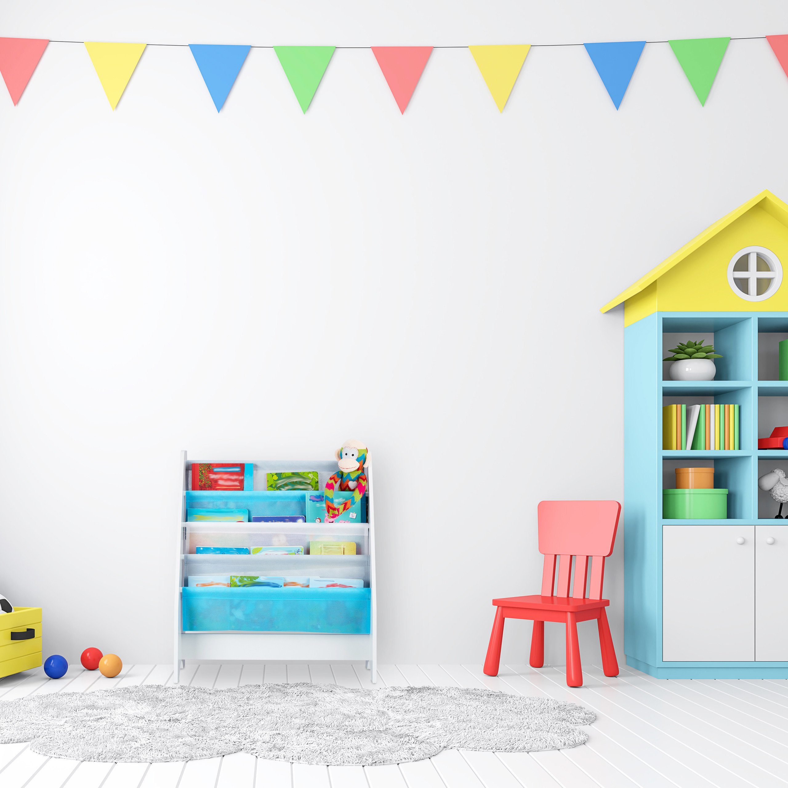 relaxdays Bücherregal Kinder Bücherregal, A