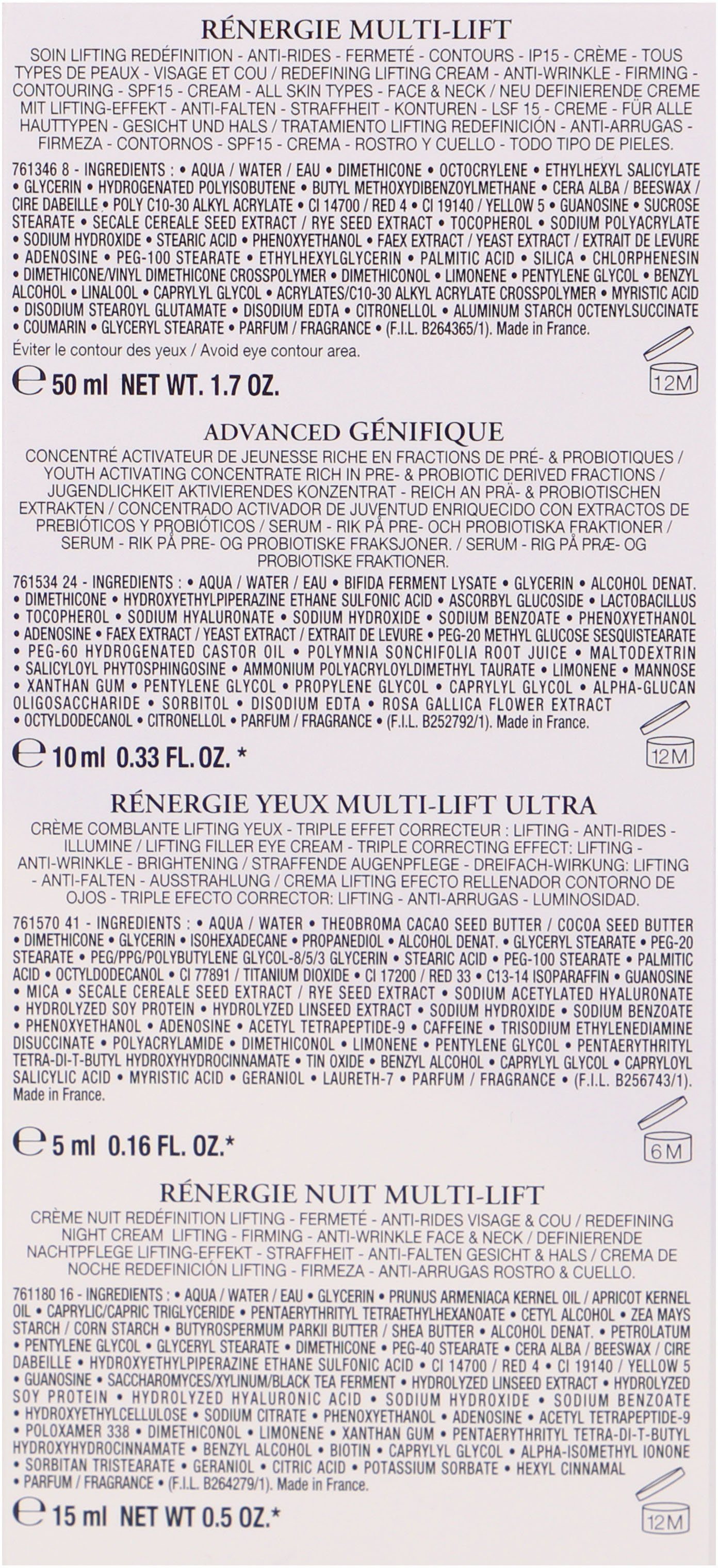 LANCOME Gesichtspflege-Set Renegie Multi Lift Cream Routing Set, 4-tlg.