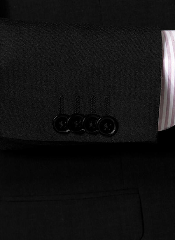DIGEL, Anzug mit Weste, Modern Fit, Schurwolle, schwarz