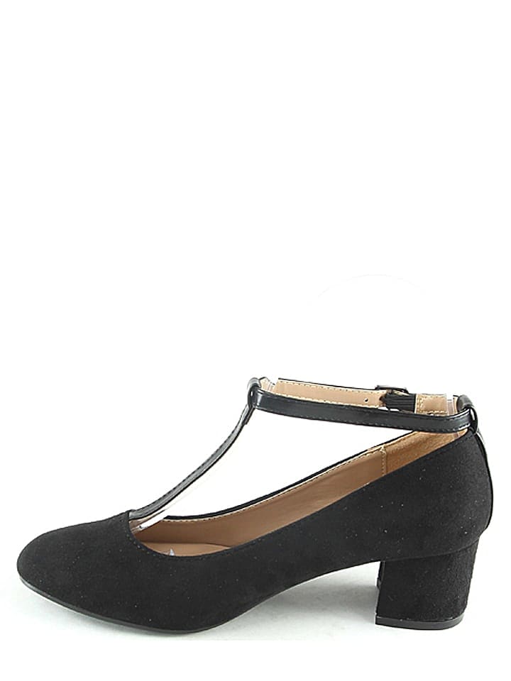 Poti Pati Spangenpumps in Schwarz günstig kaufen 39
