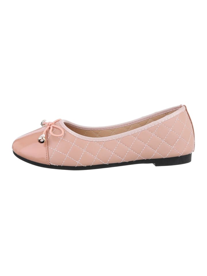 Ital-Design Ballerina in Altrosa günstig kaufen