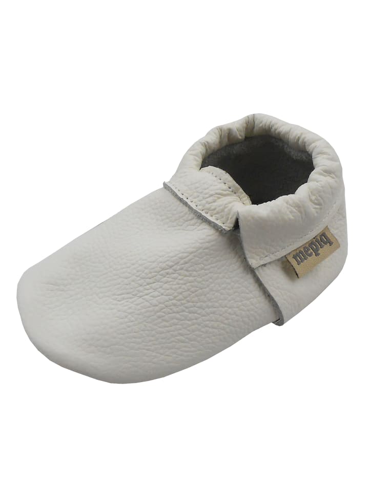 Yalion Baby Leder-Krabbelschuhe in Weiß günstig kaufen