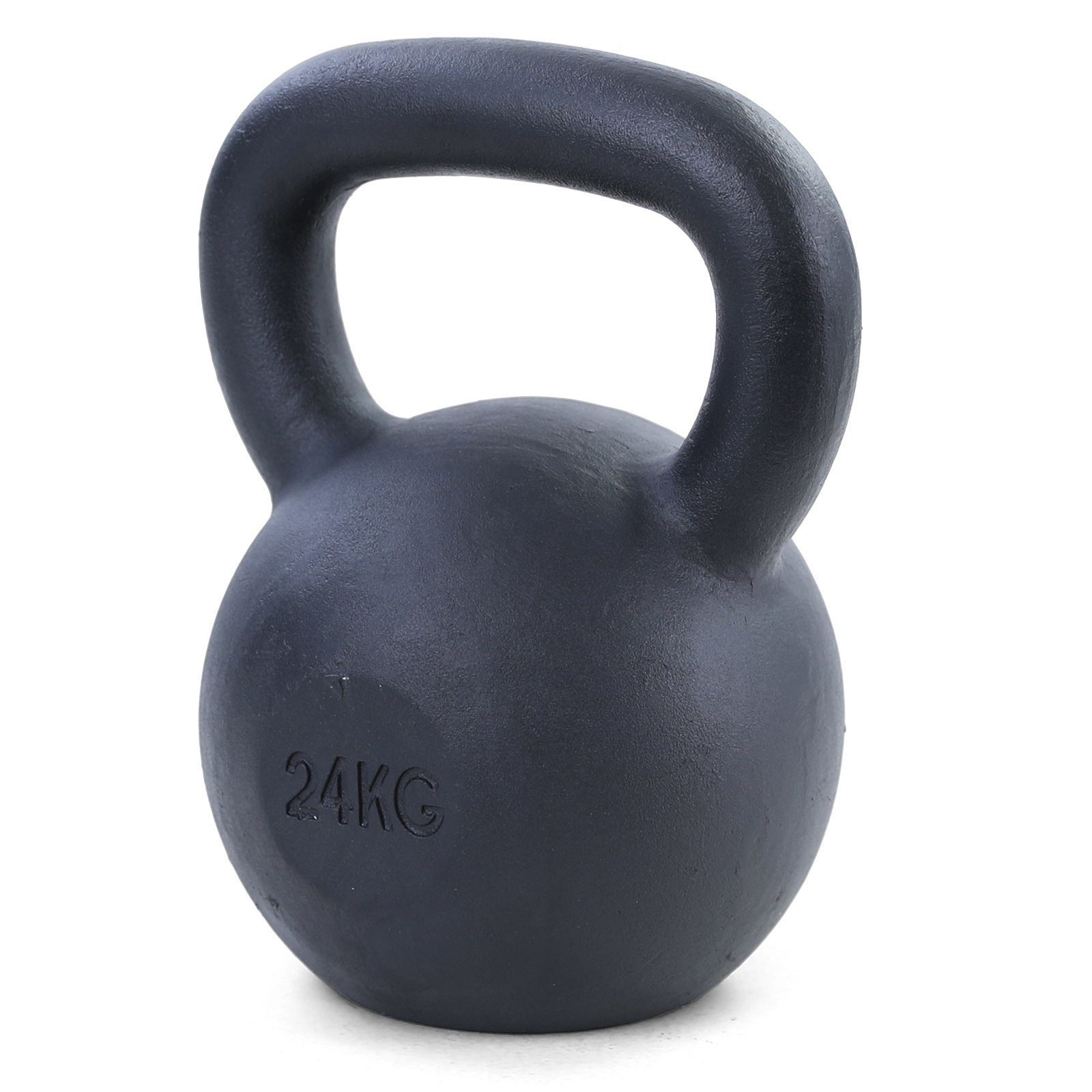 RAMROXX Kettlebell 24 kg Premium Gusseisen Kettlebell Kugelhantel Schwunghantel Schwarz, Sehr robuste Ausführung aus Gusseisen für den professionellen und langlebigen Einsatz