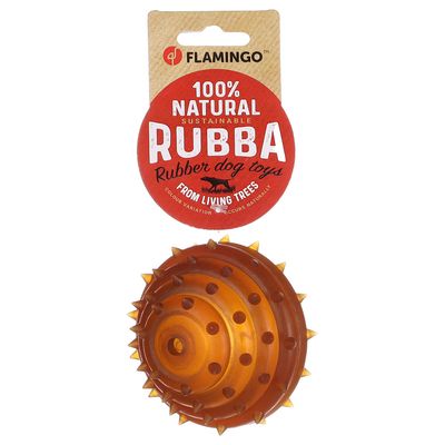 Flamingo Gummiball mit Stacheln Rubba