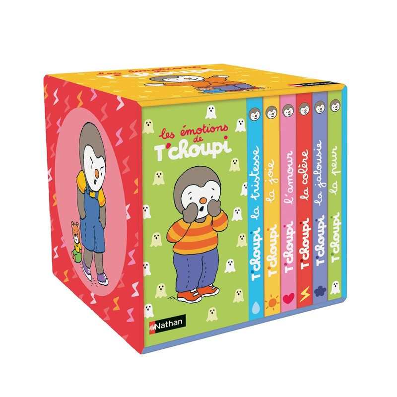 Bibliothèque les émotions de T'Choupi - Nathan Jeunesse