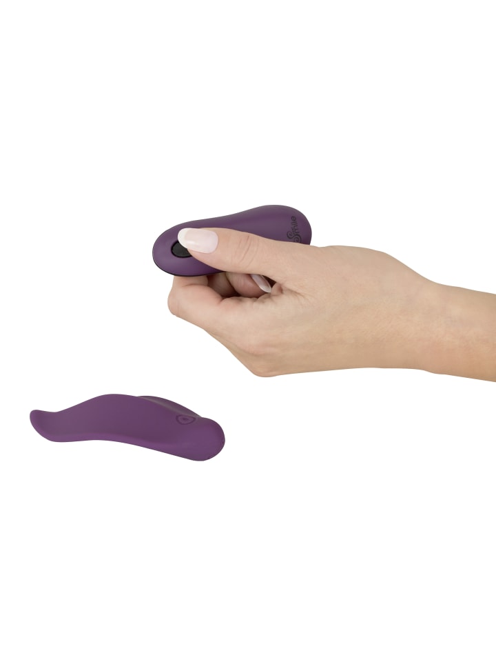 Sweet Smile Auflegevibrator Panty Vibrator in lila günstig kaufen 11,5 cm