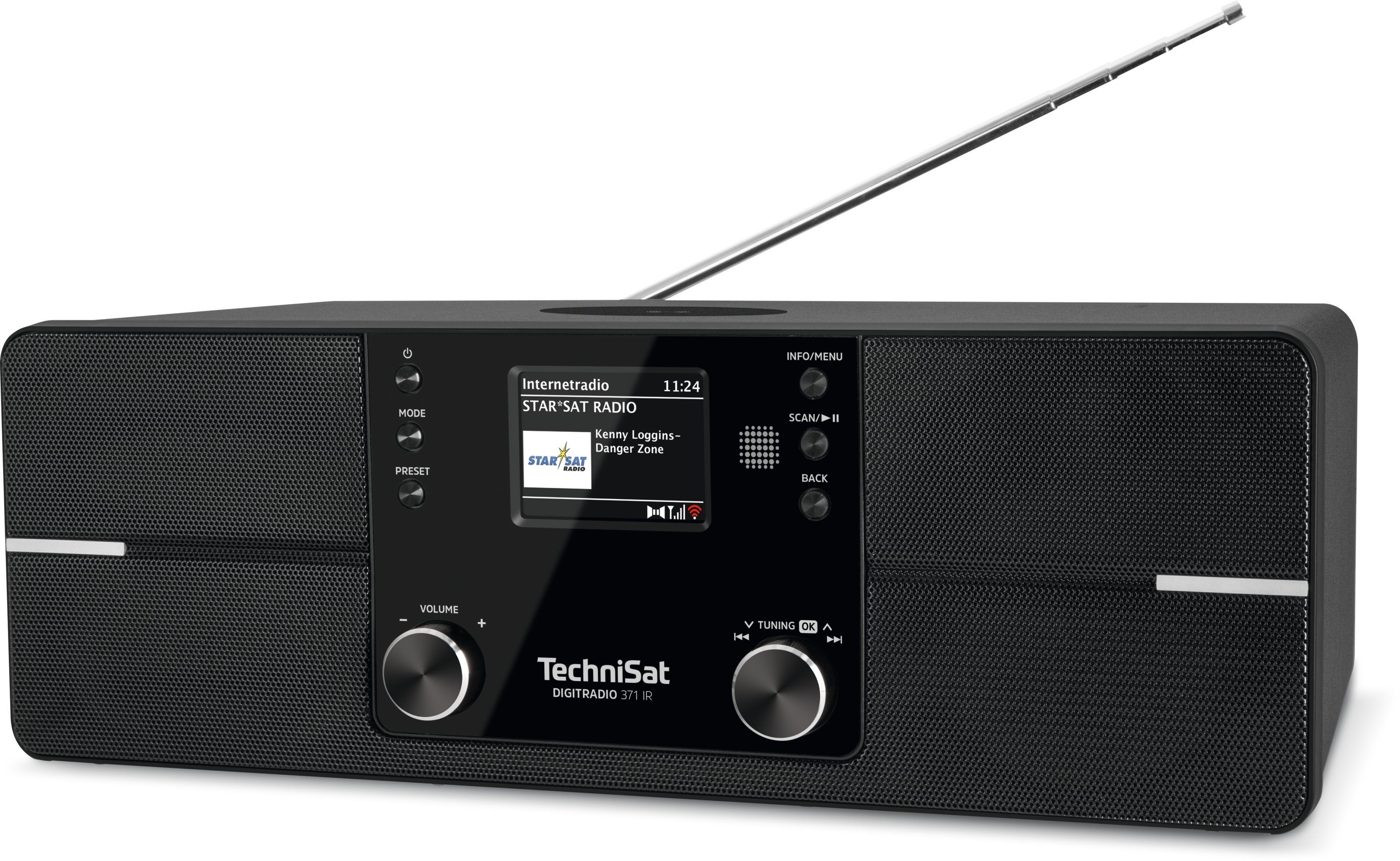 TechniSat DIGITRADIO 371 IR Internet-Radio (Internetradio, Digitalradio (DAB), UKW mit RDS, 10,00 W, Bluetooth-Audiostreaming, mit Fernbedienung)