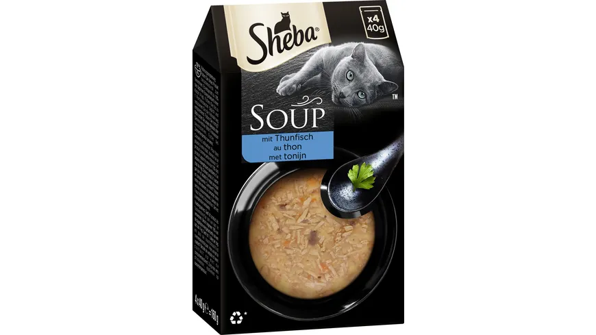 Sheba Soup mit Thunfisch Multipack 160 g