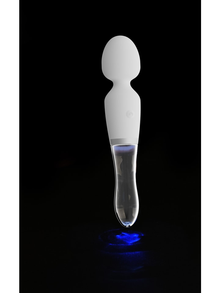 Liaison Massagestab Wand LED Vibrator in weiß günstig kaufen 21,5 cm