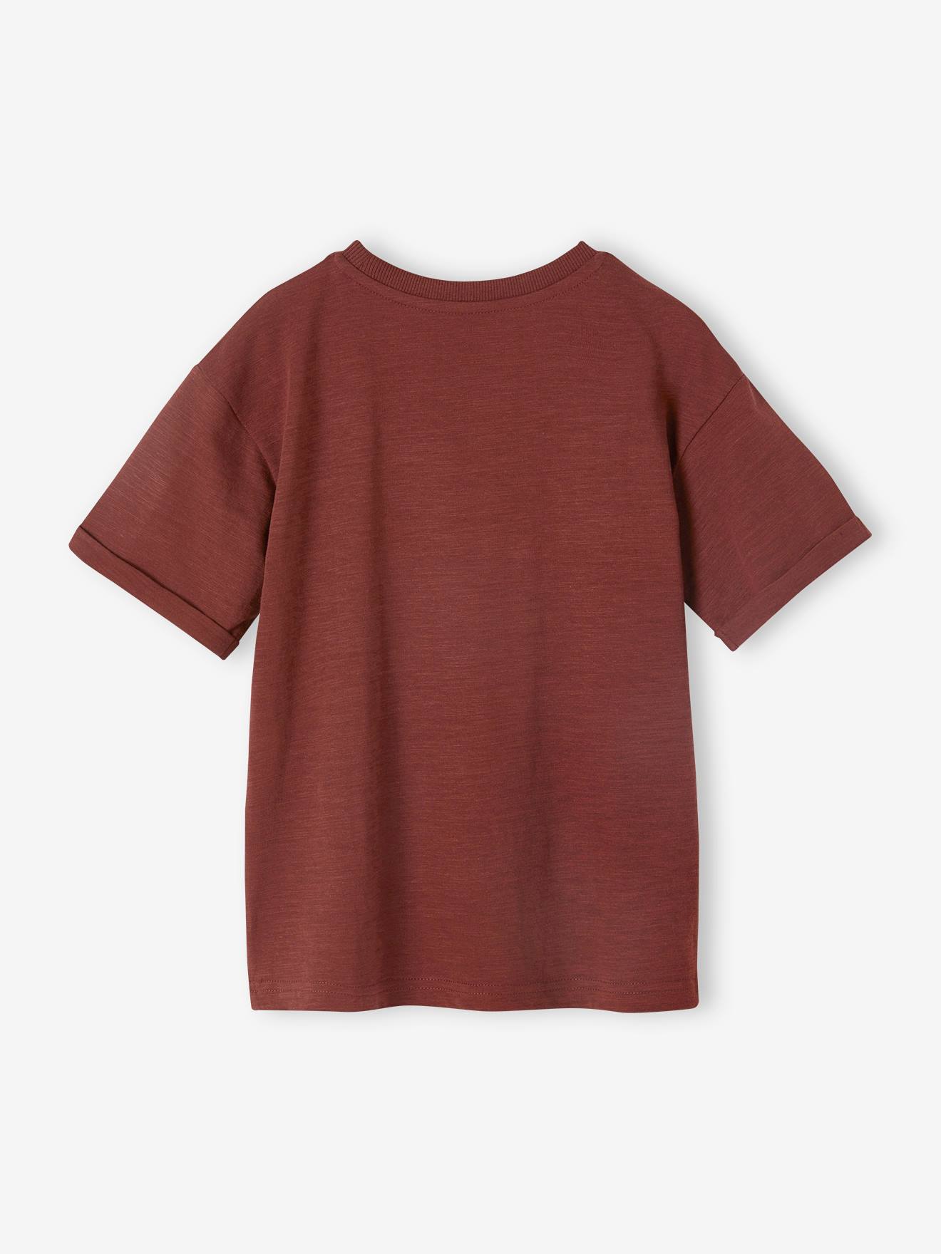 Vertbaudet Jungen T-Shirt mit Tukan-Print Oeko-Tex - bordeaux