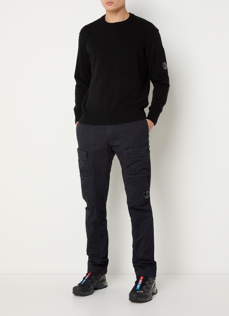 CP Company Microreps tapered fit cargo pants with flap pockets