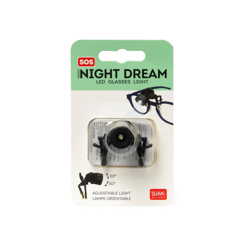 LED svetlo do okuliarov - Micro Night Dream