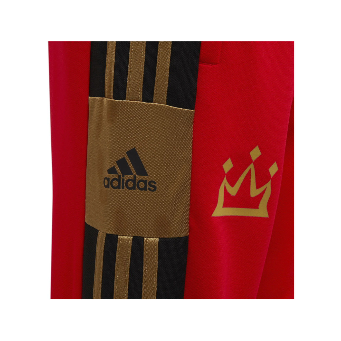 adidas Salah Pitch2Street Trainingshose Kids Rot