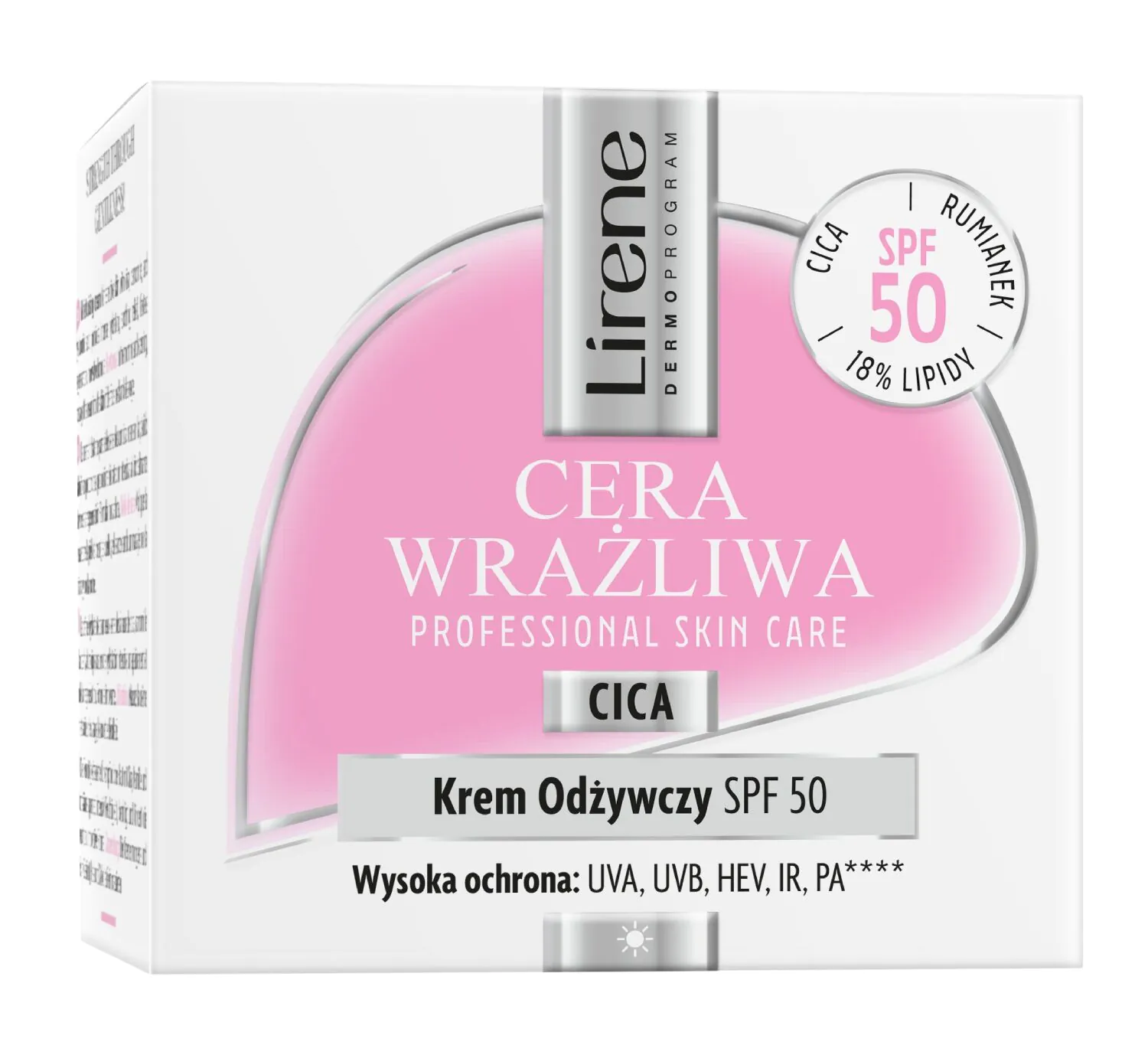 Lirene Beschermende Crème voor de Gevoelige Huid SPF50