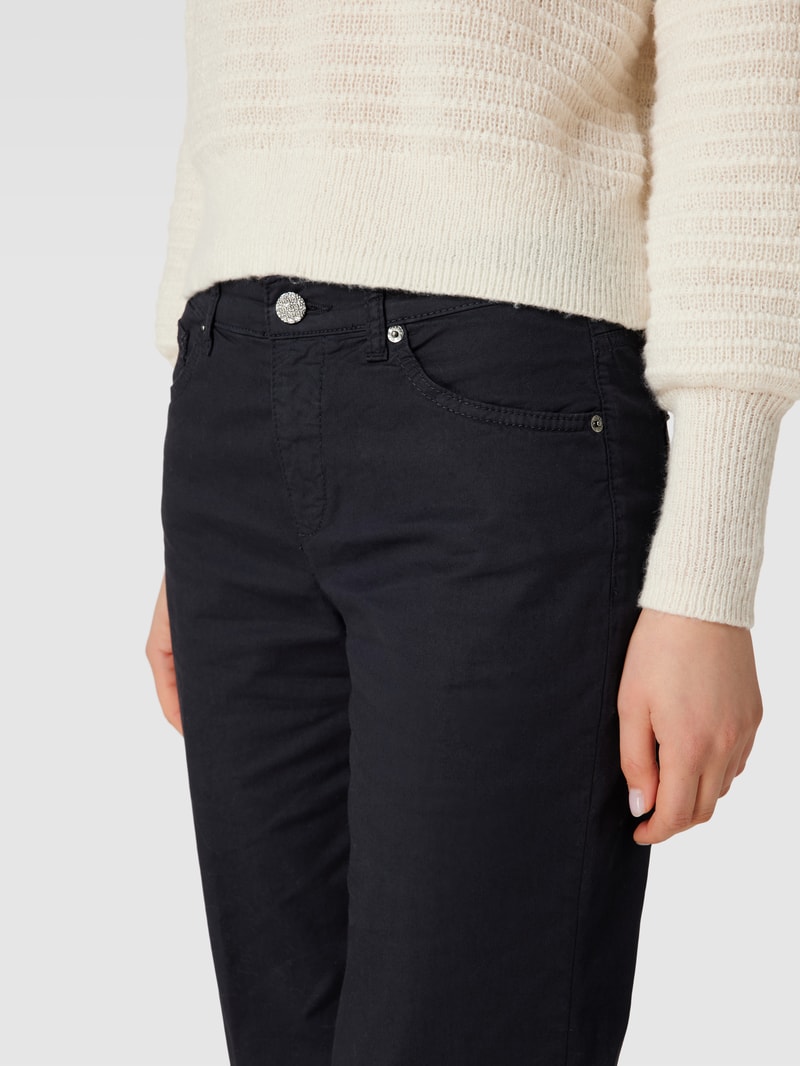 Jeans in verkürzter Passform Modell 'RICH CULOTTE' in dunkelblau