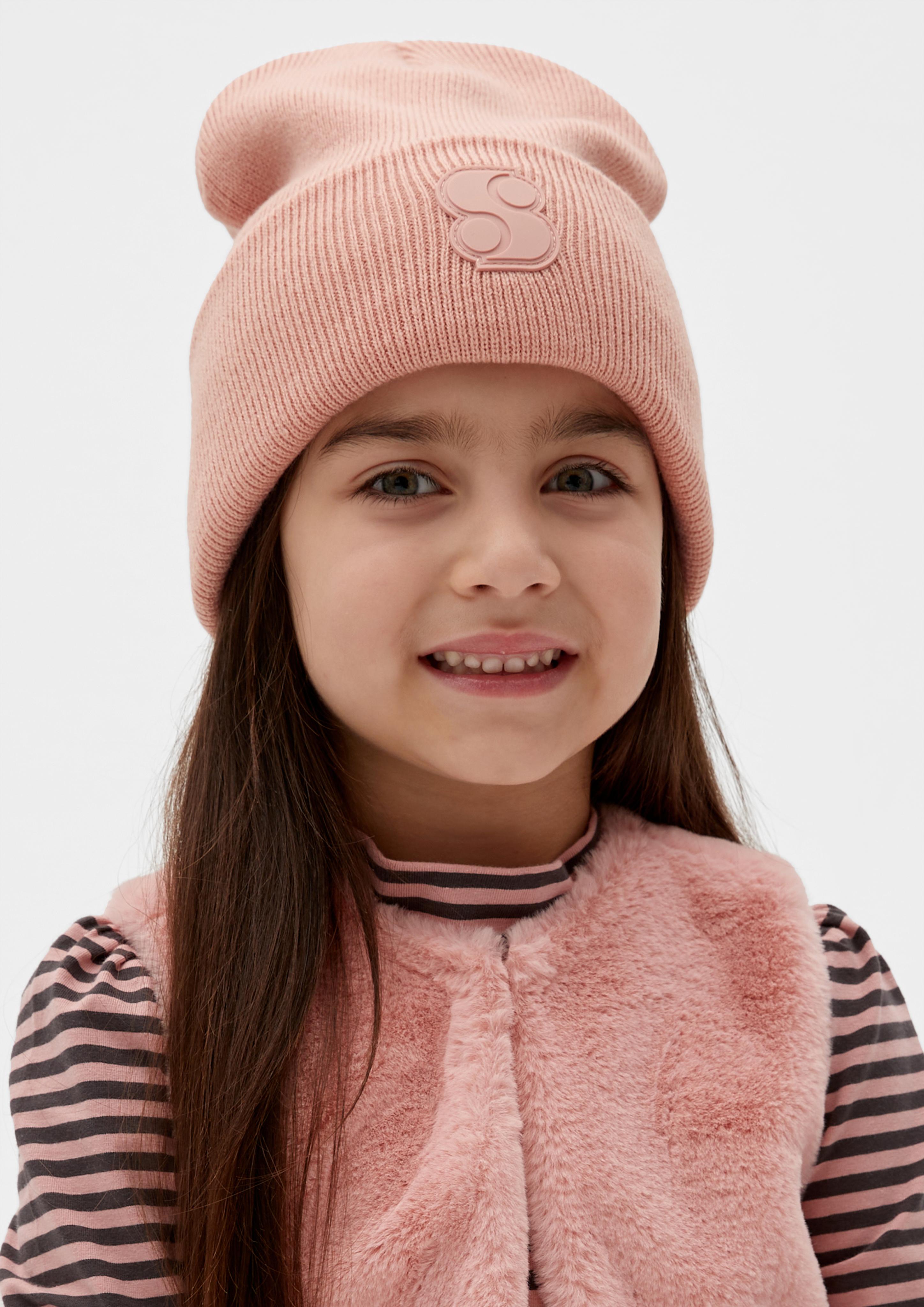 Strickmütze mit Label-Patch  2123528-4257