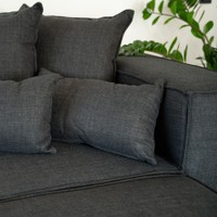 Home Deluxe Modulares Sofa VERONA - L Anthrazit