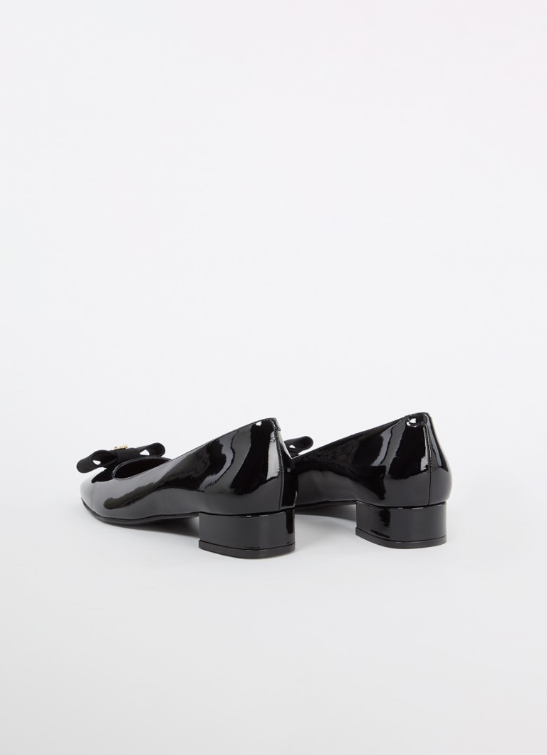 Jonak Damia patent leather pump with bow detail