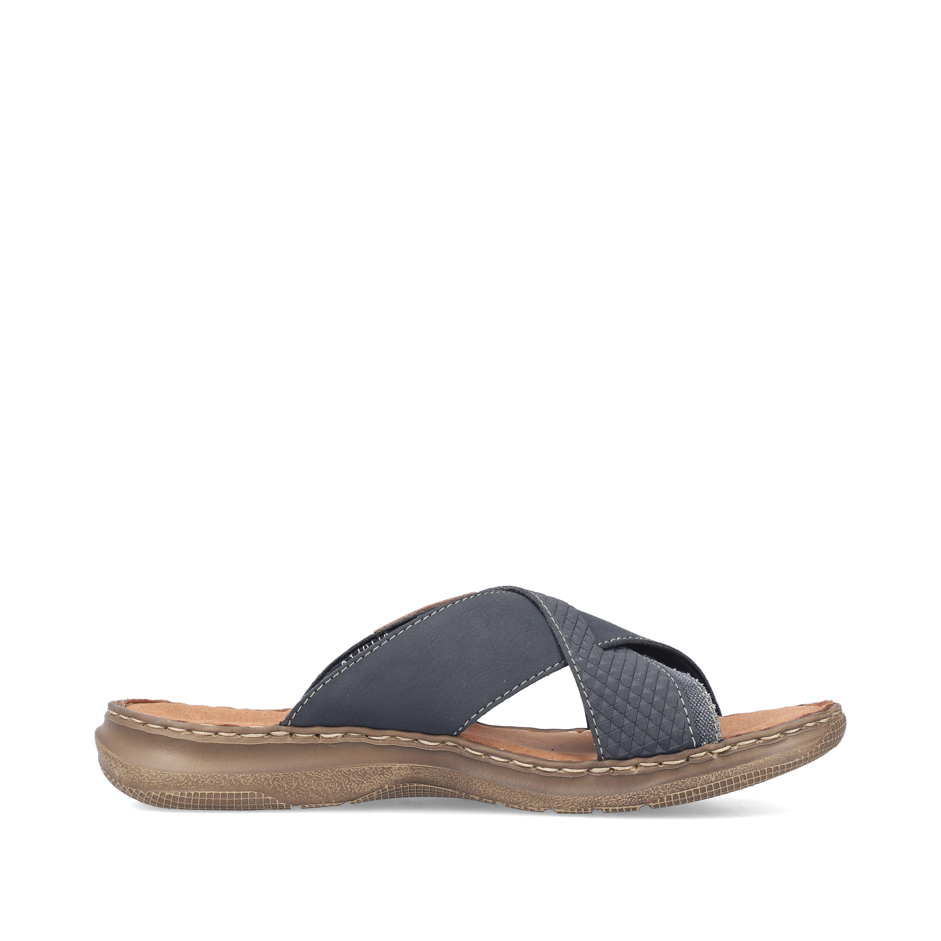 Rieker Herren Pantoletten schieferblau