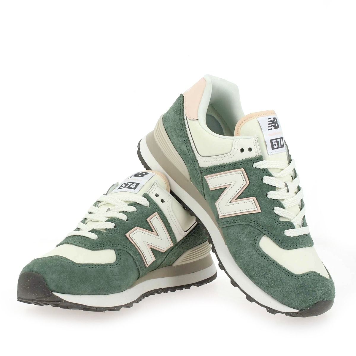 New Balance  WL574AJ2 - Vert Crème