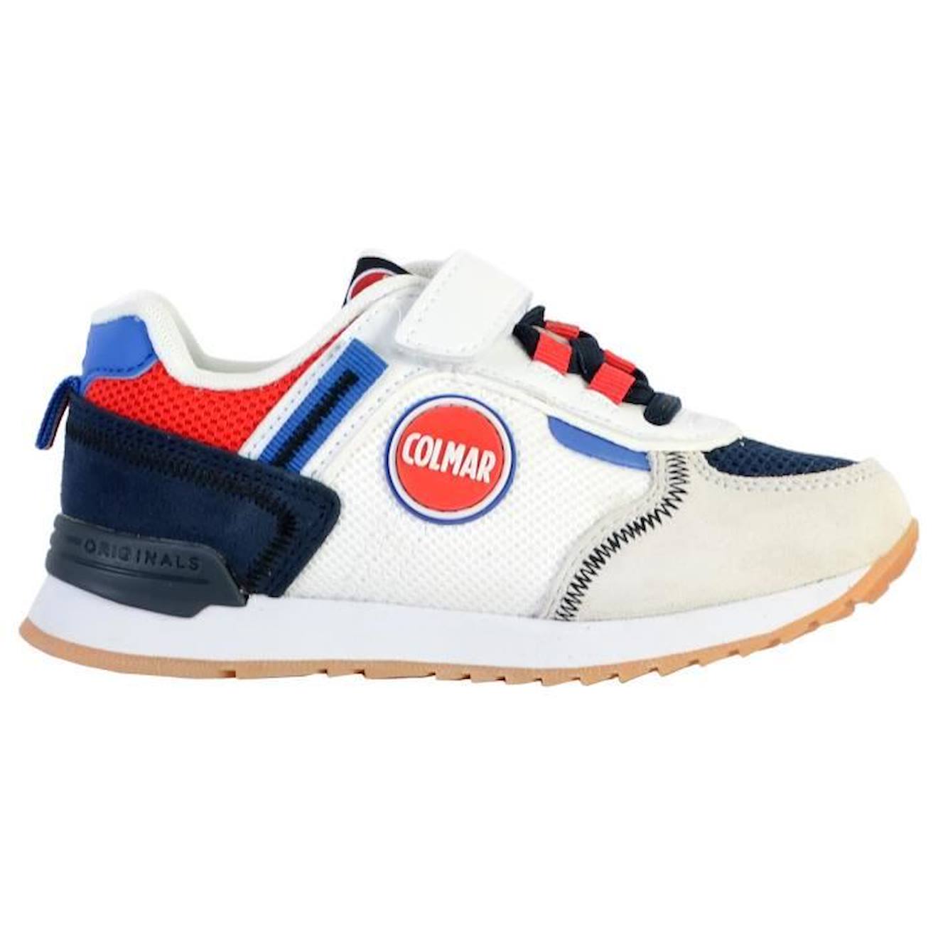 Basket Cuir Enfant Colmar Travis Sport Bold Y0 blanc