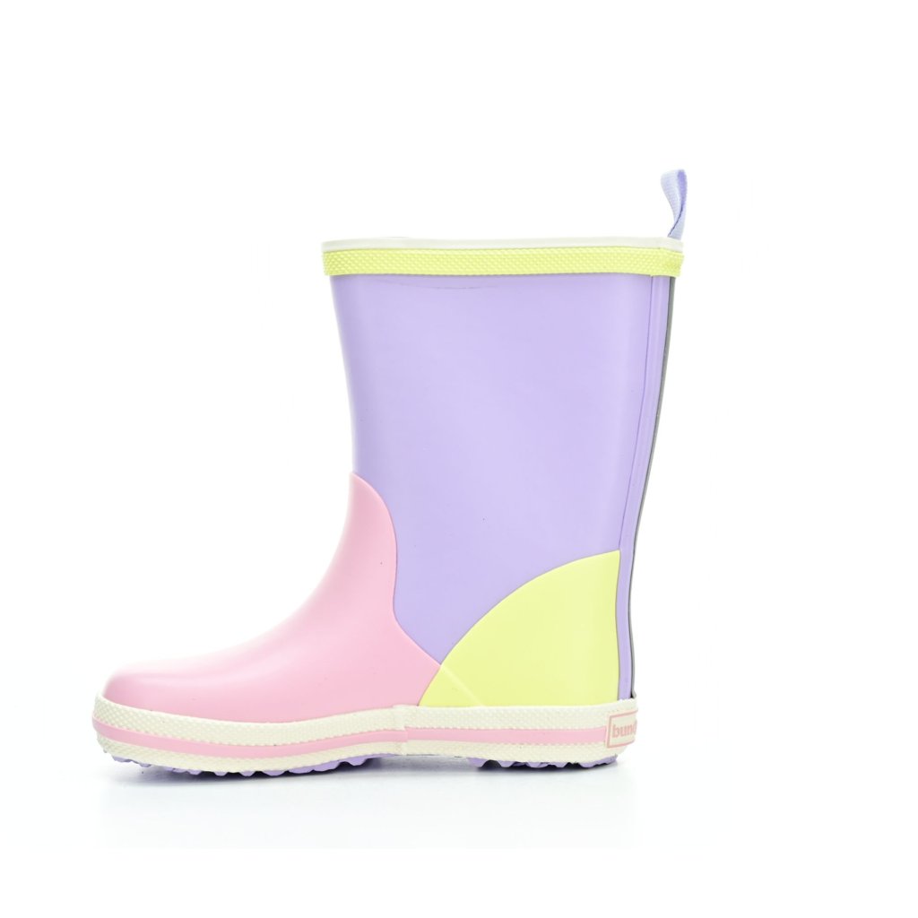 Bundgaard Charly High Lilac Multi Print Barfuß-Gummistiefel