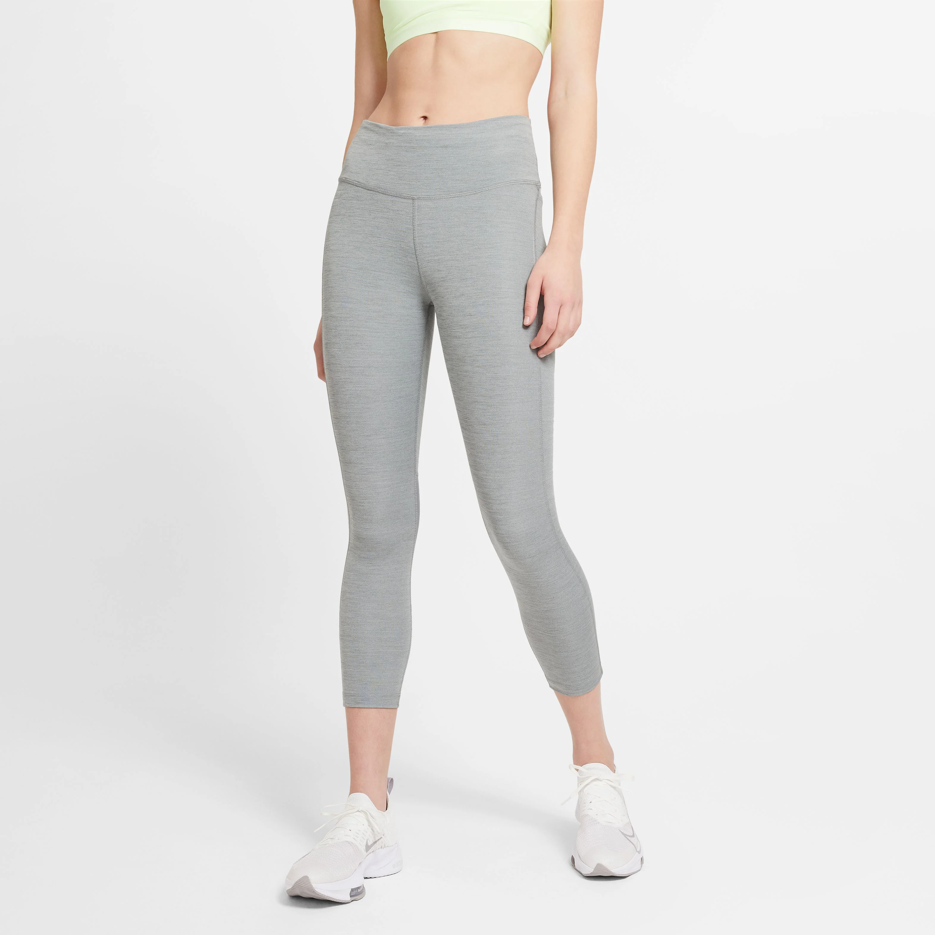 Epic Fast Cropped Running Tight Damen - Hellgrau
