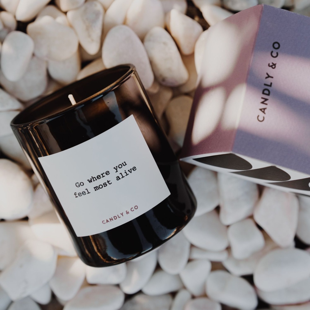 candly&co Bougie No.5 Go where you feel most alive Bougie