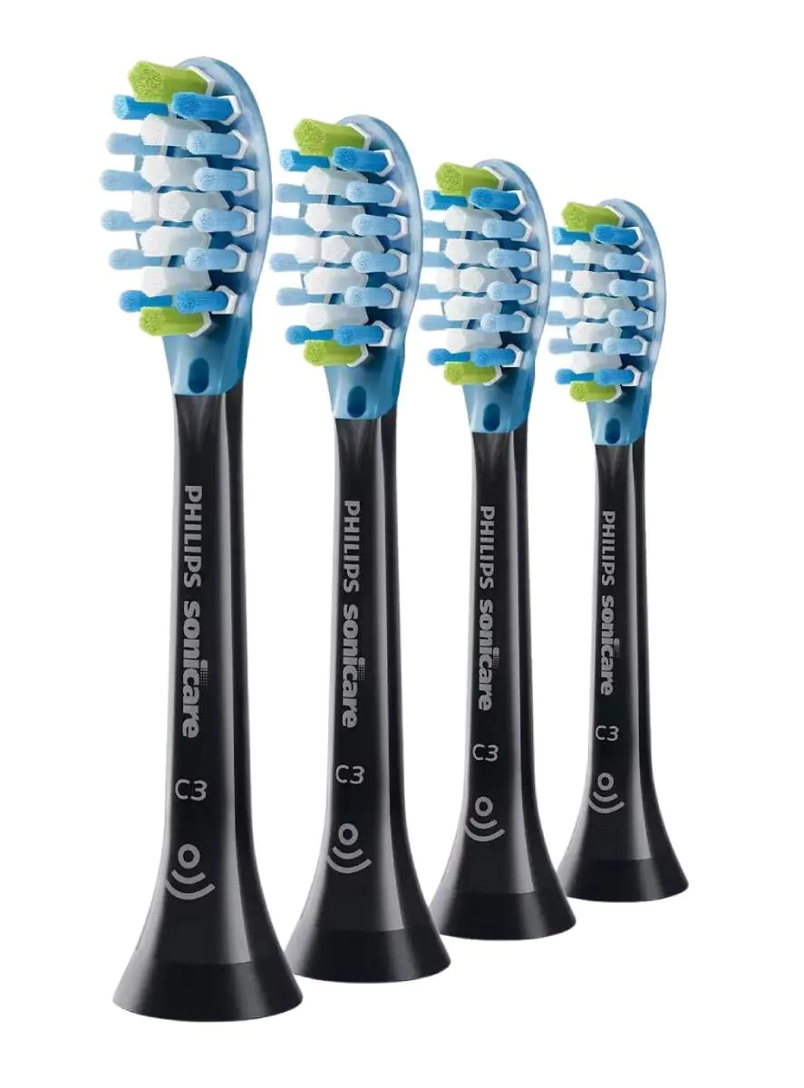 „Philips Sonicare C3 Premium Plaque Control HX9044/33“ dantų šepetėlio galvutės, 4 vnt.
