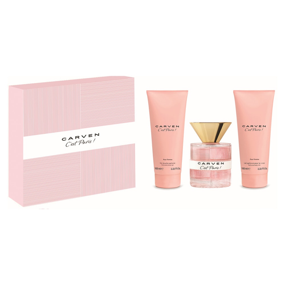 Carven COFF CARV C'EST PARIS FEMME EDT100+LAIT100+GEL100 COFFRET