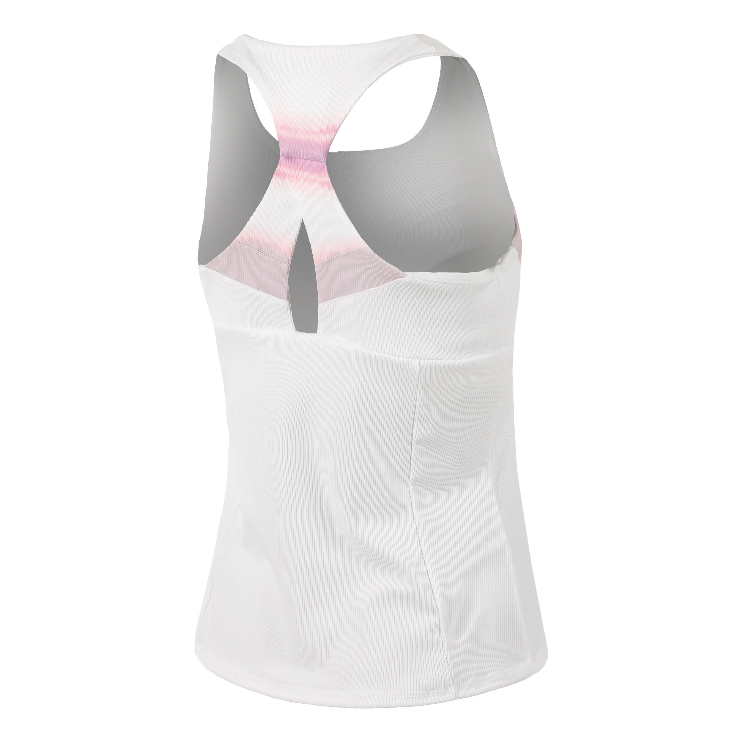 Mystic Petal Racerback Tank-Top Damen - Weiß, Rosa