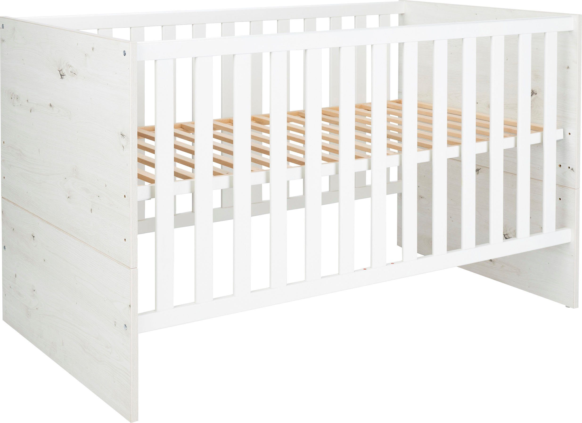 arthur berndt Babyzimmer-Komplettset Babyzimmer Set Lavea 3-teilig, (Set, Babymöbel-Set Lavea: Kleiderschrank, Kinderbett und Wickelkommode)