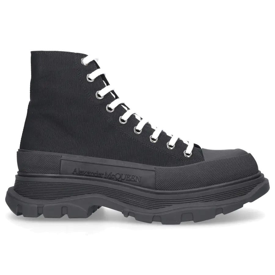 Alexander McQueen - Sneaker high W4L32 Canvas - schwarz