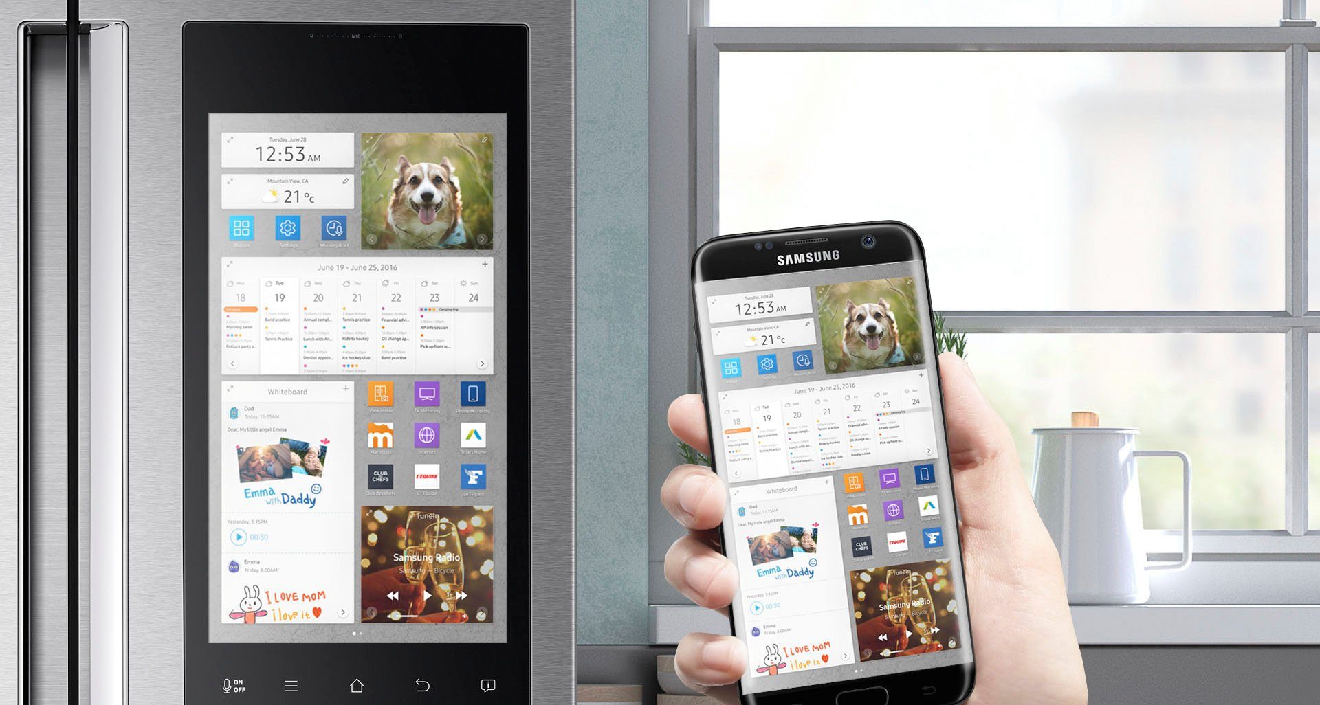 Samsung Side-by-Side RS6HA8891B1, 178 cm hoch, 91,2 cm breit