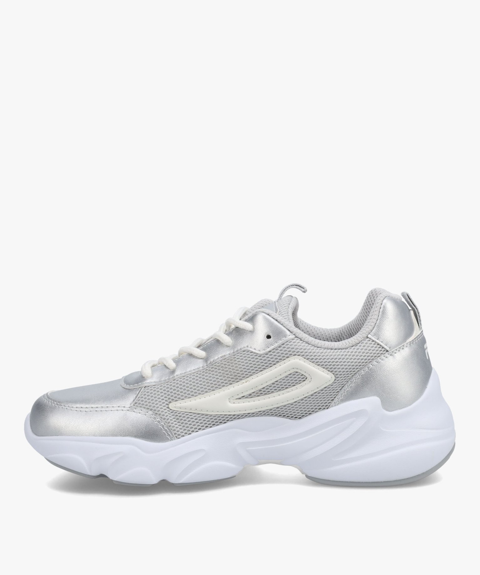 Baskets femme multi-matières à détails brillants – Fila... argent | GEMO