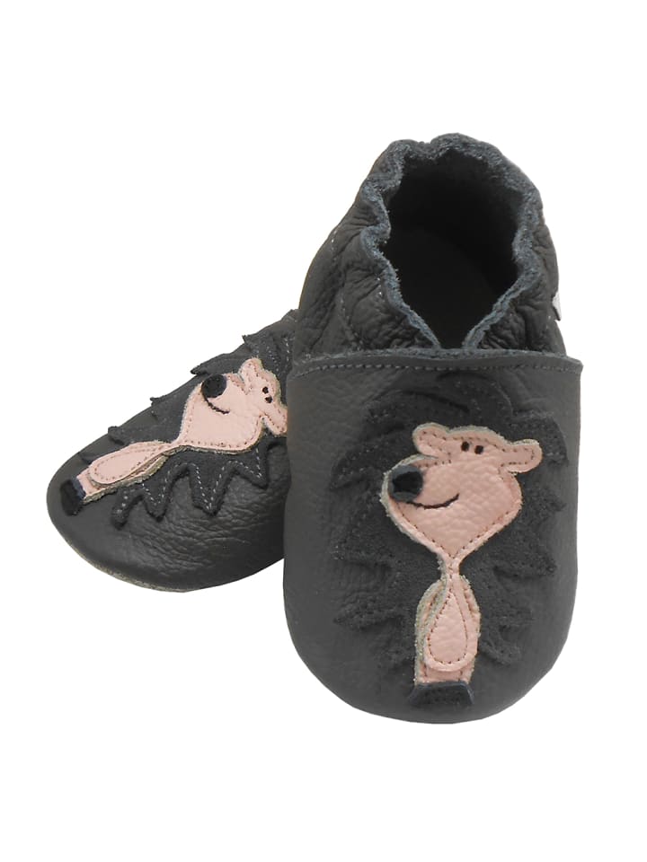 Yalion Baby Krabbelschuhe in Löwe Grau günstig kaufen