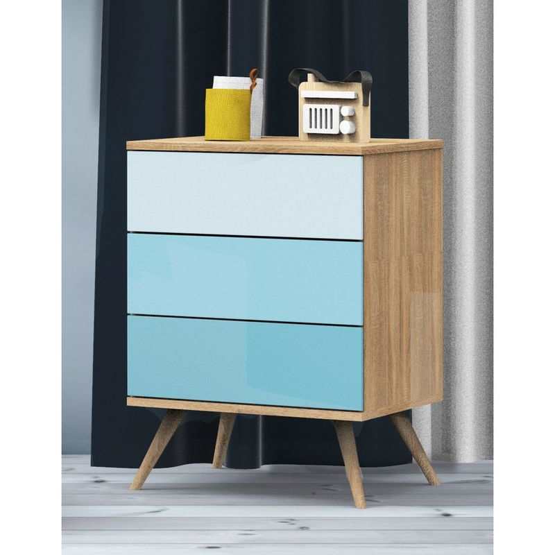 Commode 3 tiroirs Seventies