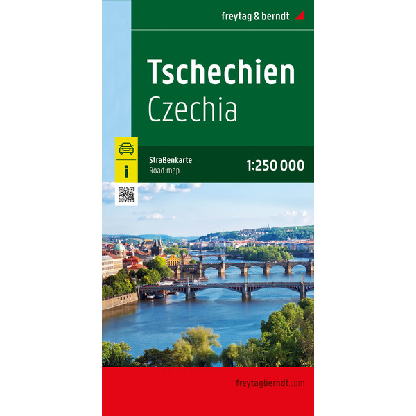 TSCHECHIEN, STRAßENKARTE 1:250.000, FREYTAG &  BERNDT - Straßenkarte