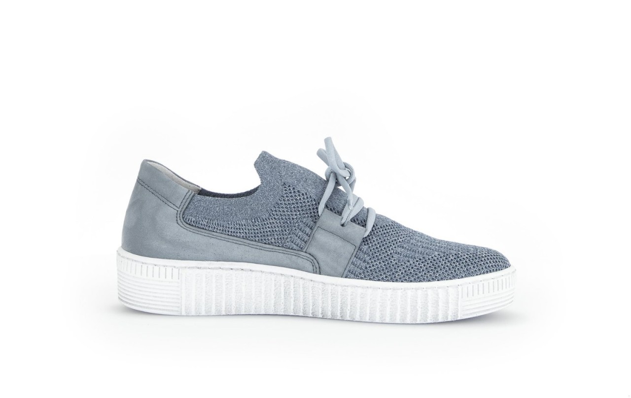 GABOR Freizeit Schnürer blau Gabor Fashion Sneaker low 43.335.46 blau