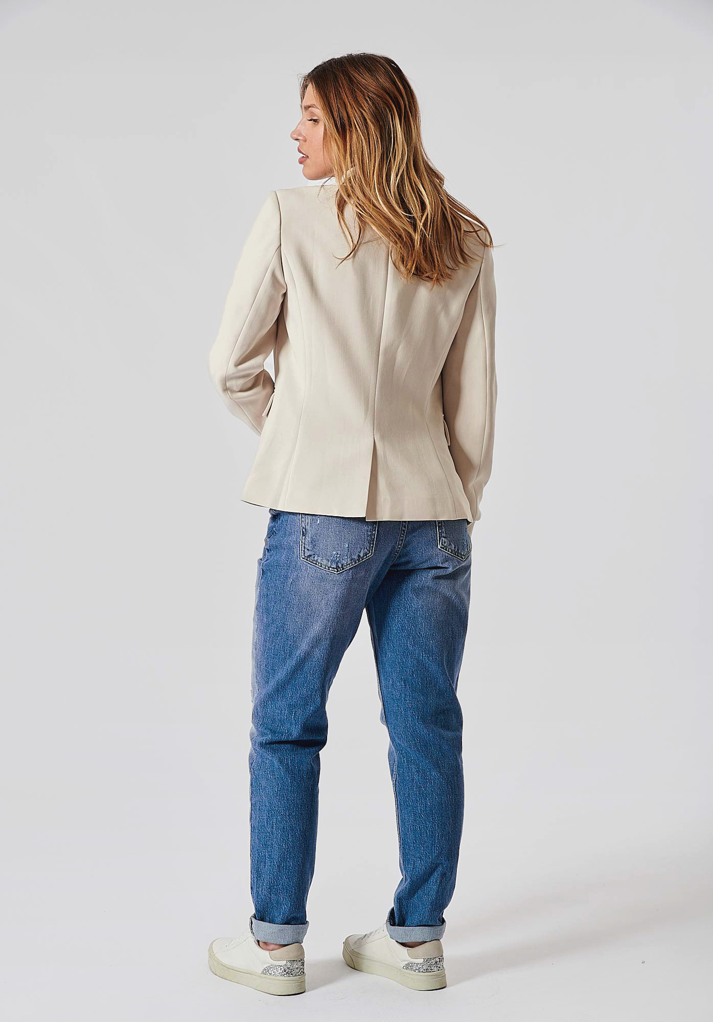 CYNTI  Blazer écru femme