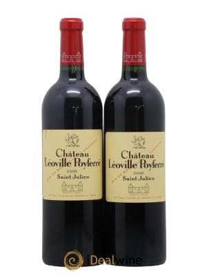 Château Léoville Poyferré 2ème Grand Cru Classé  2008 - Lot de 2 Bouteilles