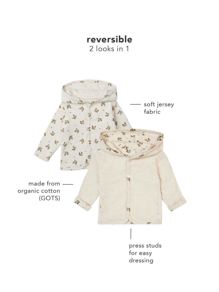 Noppies Strickjacke Niederau - Reversible in Oatmeal günstig kaufen