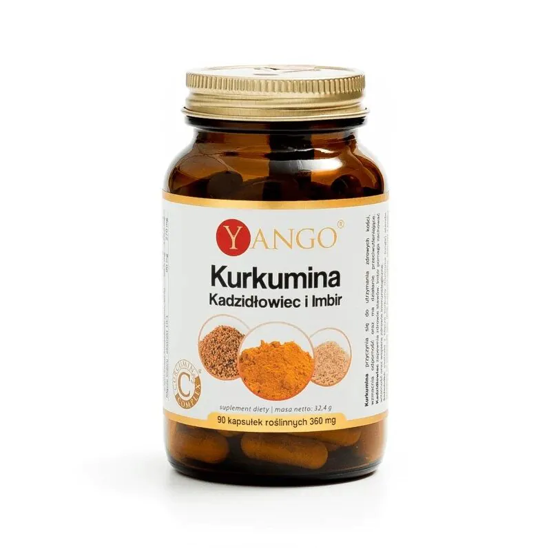 Yango Curcumin, Frankincense og Ingefærkapsler