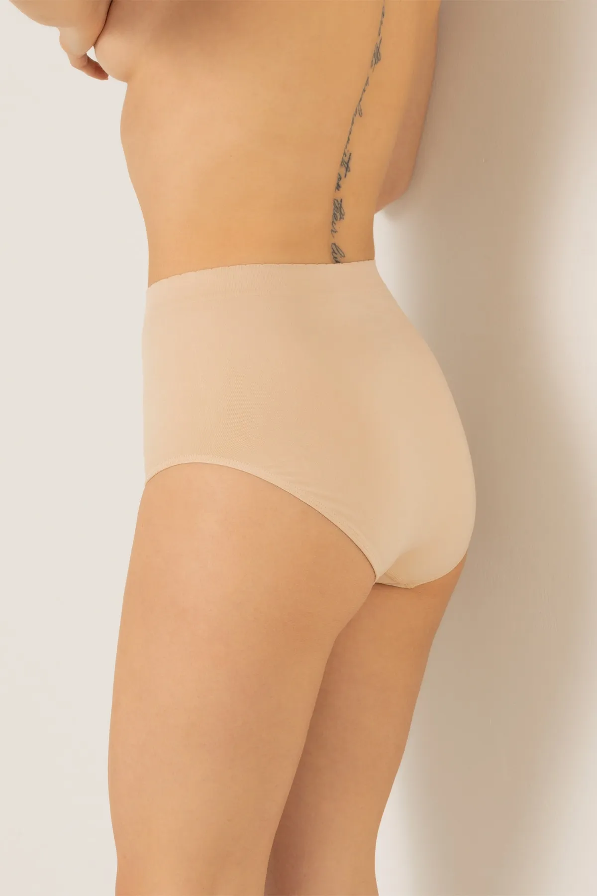 Doremi  Nahtloser, nahtloser Slip für Damen mit hoher Taille