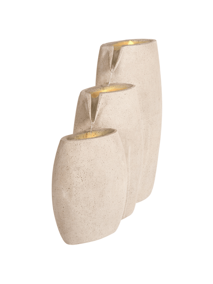 Beliani Gartenbrunnen ARKLE in Beige - (W) 63 x (H) 70 x (L) 28 cm günstig kaufen onesize