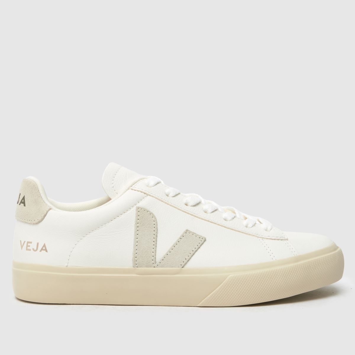 VEJA campo sneakers i vitt & beige