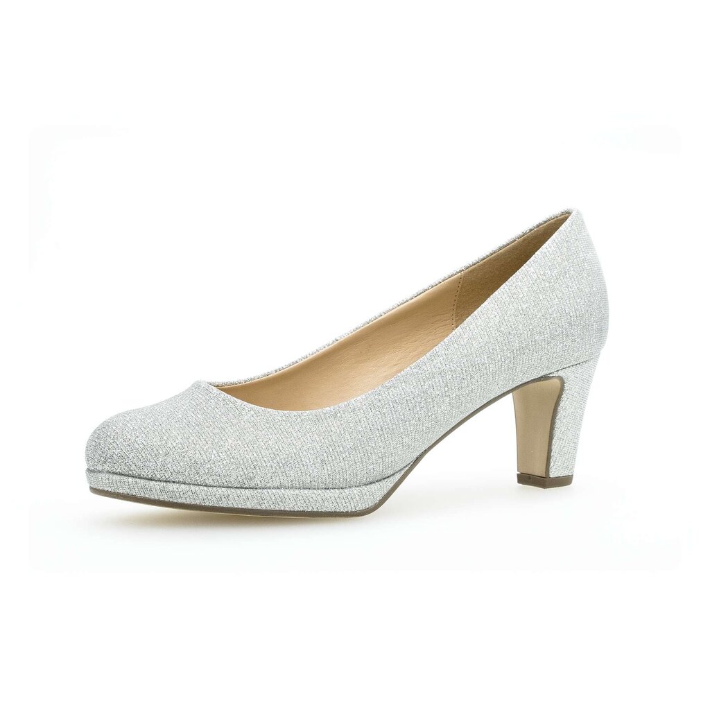 Gabor fashion Plateau Pumps silber