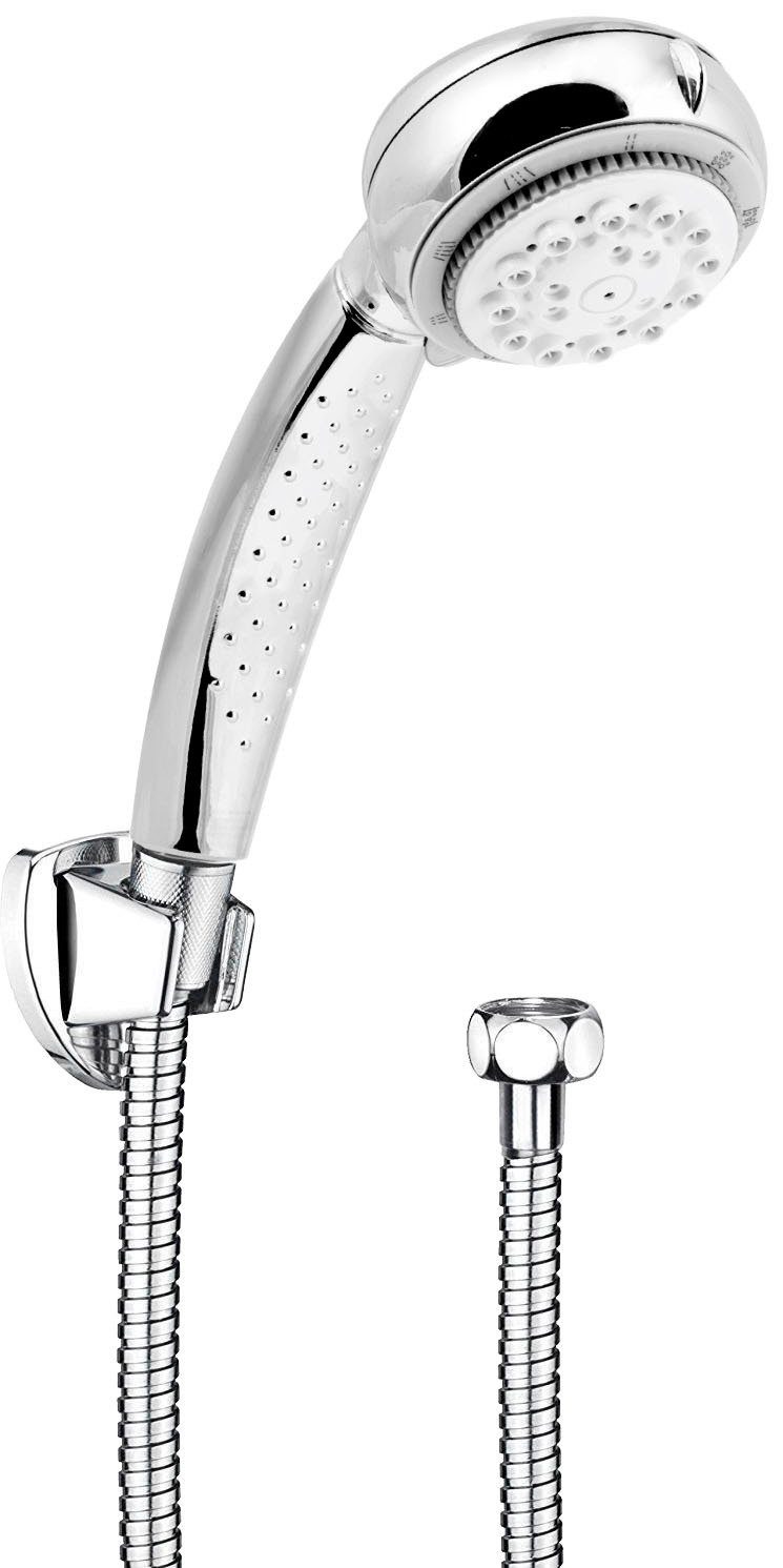 CORNAT Handbrause Carballo, (Set, 3-tlg), mit Anti-Kalk-Noppen, mit 8 Strahlarten