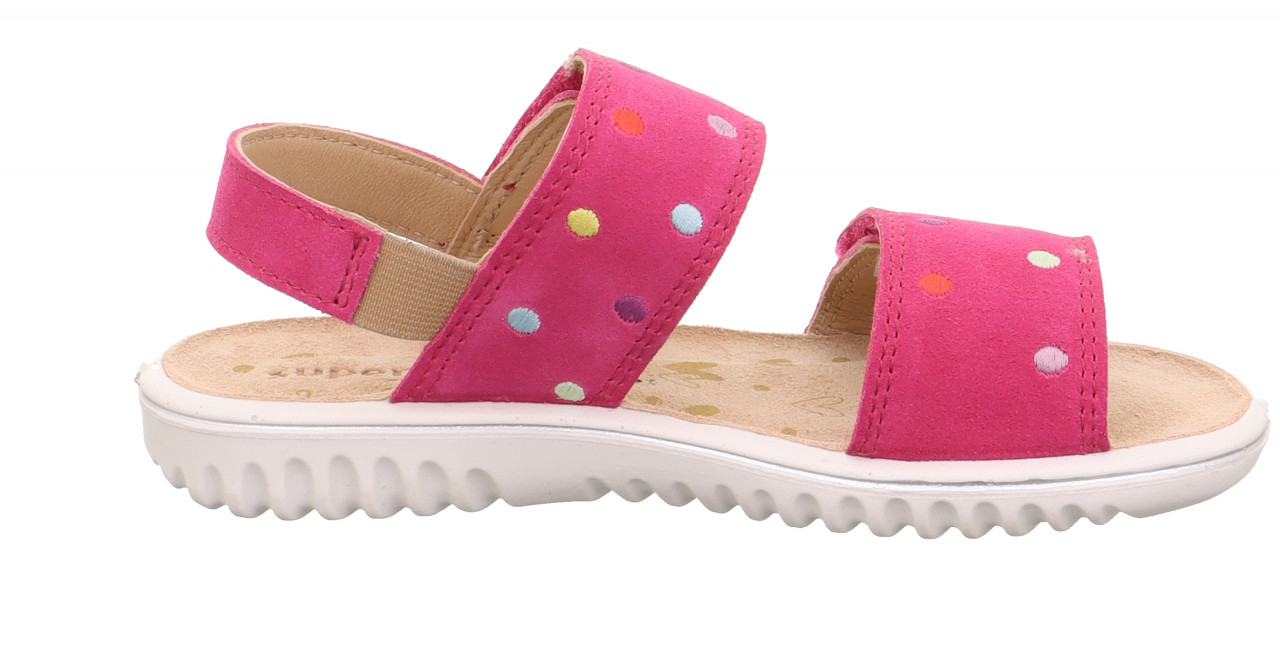 SPARKLE - PinkSandale mit Klettverschluss