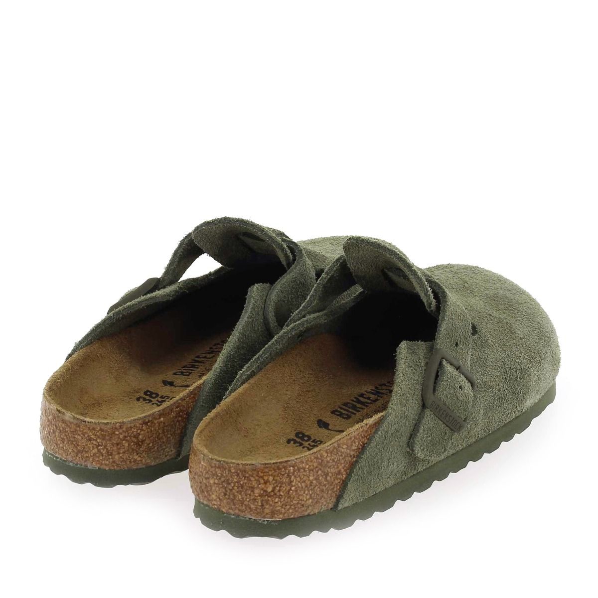 Birkenstock  BOSTON SUEDE - Kaki